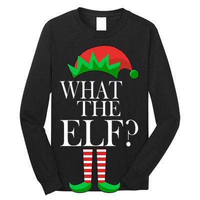 What The Elf Funny Family Matching Christmas Long Sleeve Shirt