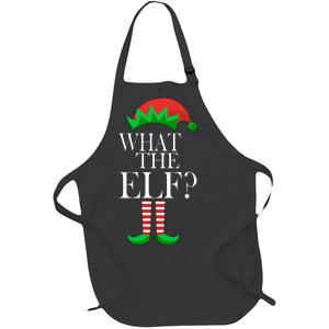 What The Elf Funny Family Matching Christmas Full-Length Apron With Pockets