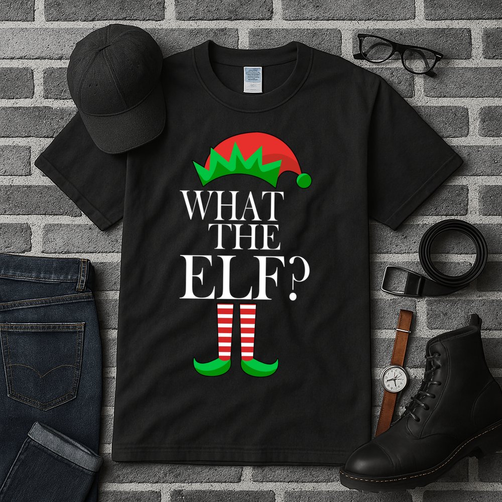 What The Elf Funny Family Matching Christmas Tall T-Shirt