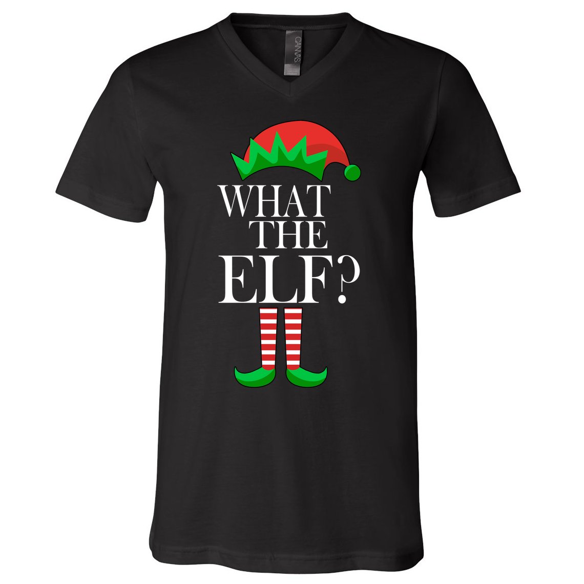 What The Elf Funny Family Matching Christmas V-Neck T-Shirt