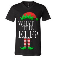 What The Elf Funny Family Matching Christmas V-Neck T-Shirt