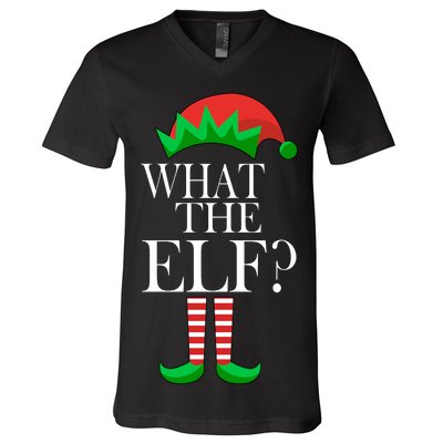 What The Elf Funny Family Matching Christmas V-Neck T-Shirt