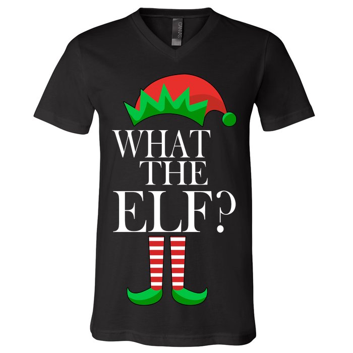 What The Elf Funny Family Matching Christmas V-Neck T-Shirt