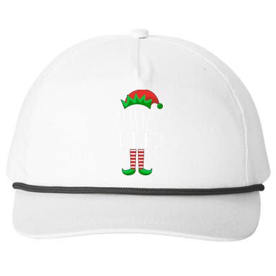 What The Elf Funny Family Matching Christmas Snapback Five-Panel Rope Hat