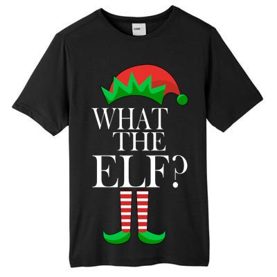 What The Elf Funny Family Matching Christmas Tall Fusion ChromaSoft Performance T-Shirt