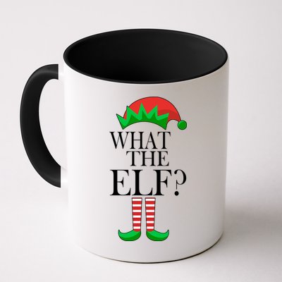 What The Elf Funny Family Matching Christmas Mug