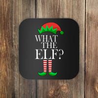 What The Elf Funny Family Matching Christmas Coaster