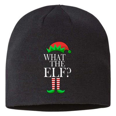 What The Elf Funny Family Matching Christmas Sustainable Beanie