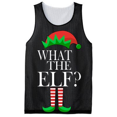 What The Elf Funny Family Matching Christmas Mesh Reversible Basketball Jersey Tank