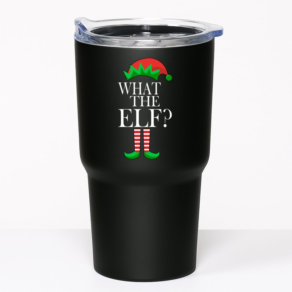 What The Elf Funny Family Matching Christmas Tumbler