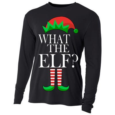 What The Elf Funny Family Matching Christmas Cooling Performance Long Sleeve Crew