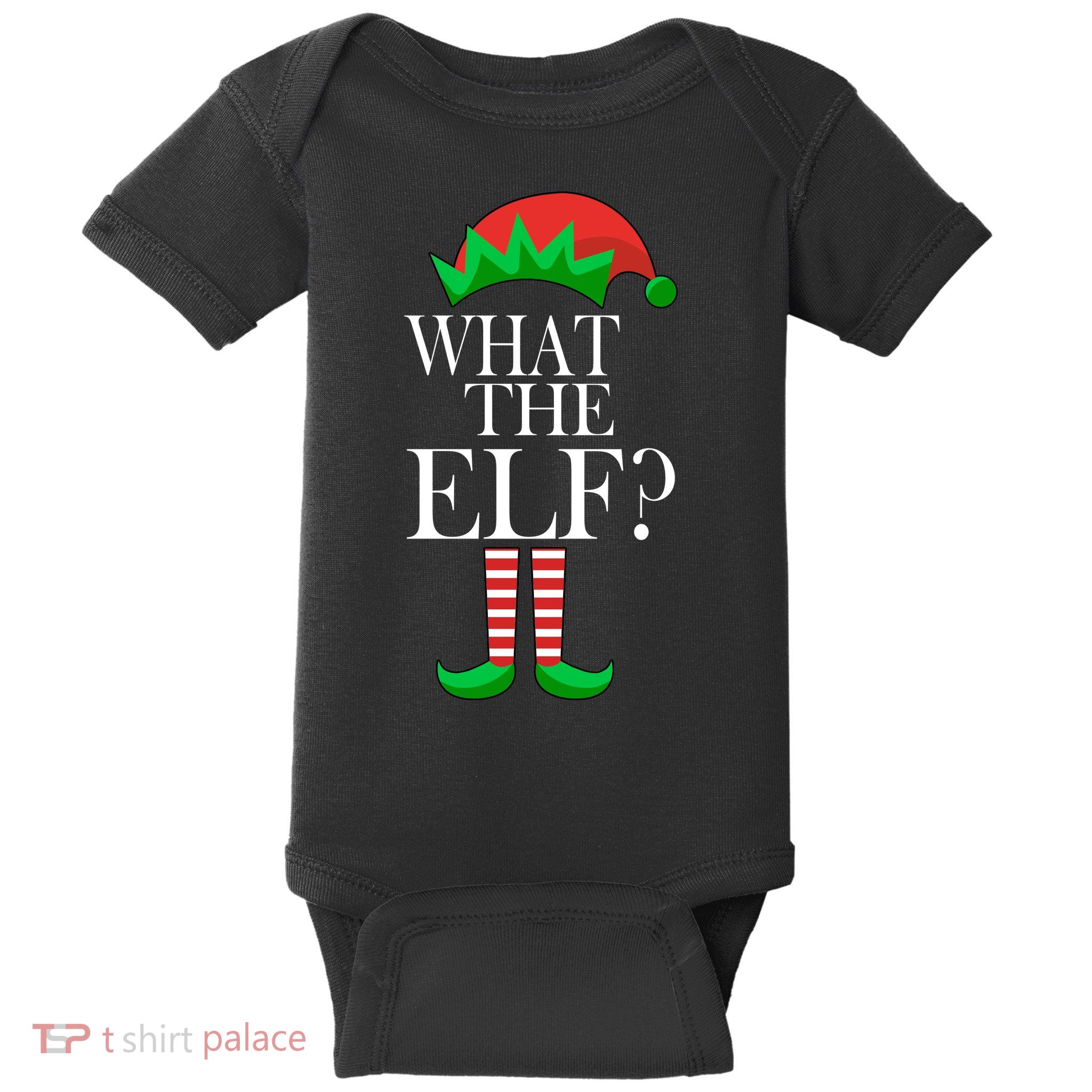 What The Elf Funny Family Matching Christmas Baby Bodysuit