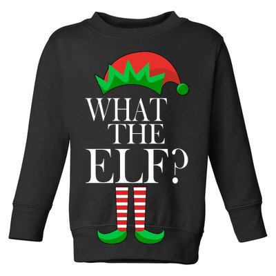 What The Elf Funny Family Matching Christmas Toddler Sweatshirt