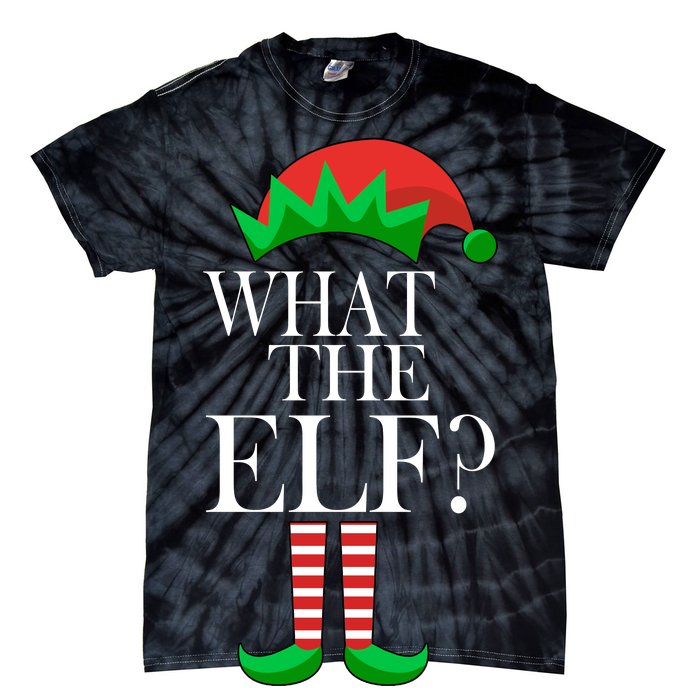 What The Elf Funny Family Matching Christmas Tie-Dye T-Shirt