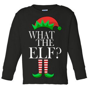 What The Elf Funny Family Matching Christmas Toddler Long Sleeve Shirt