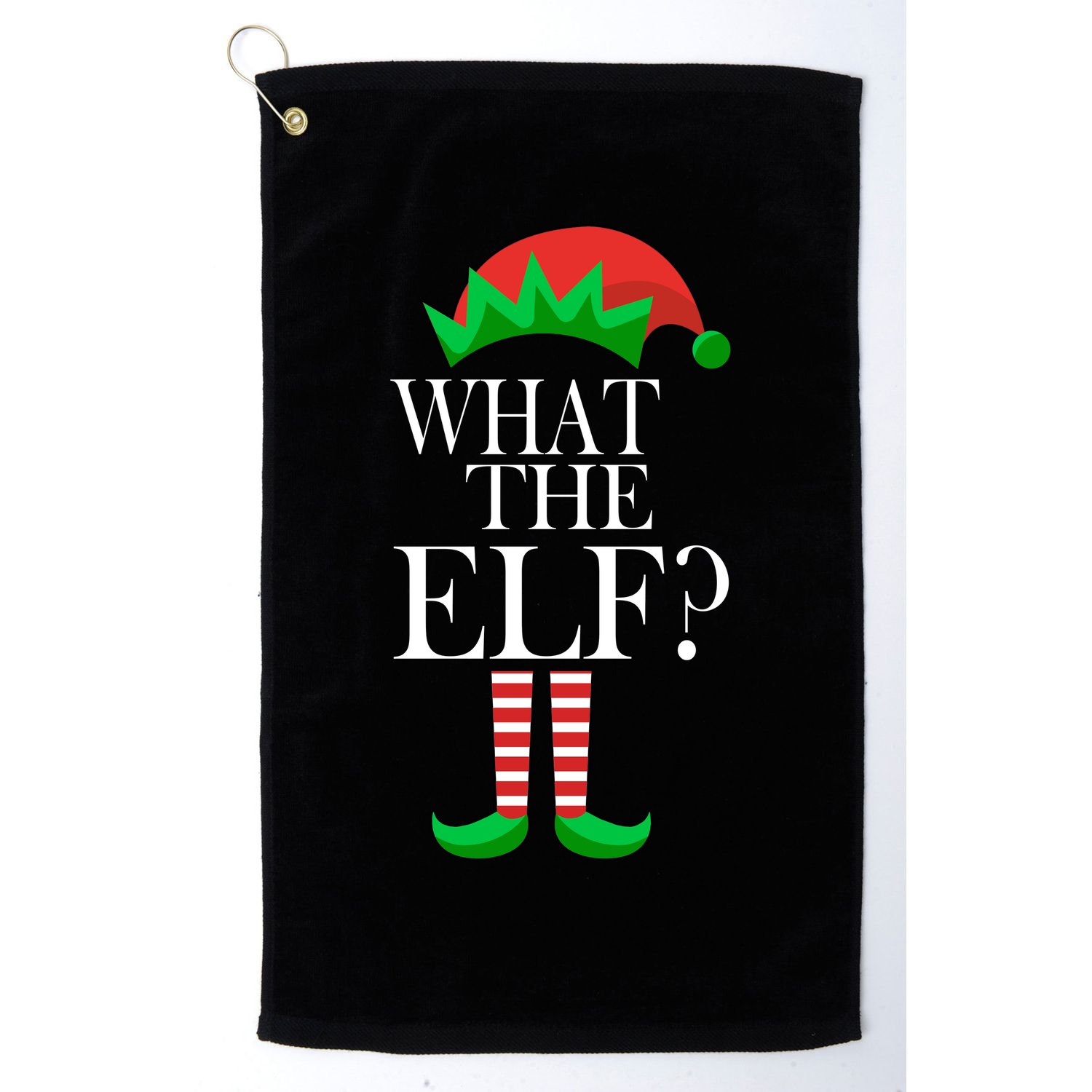 What The Elf Funny Family Matching Christmas Golf Towel