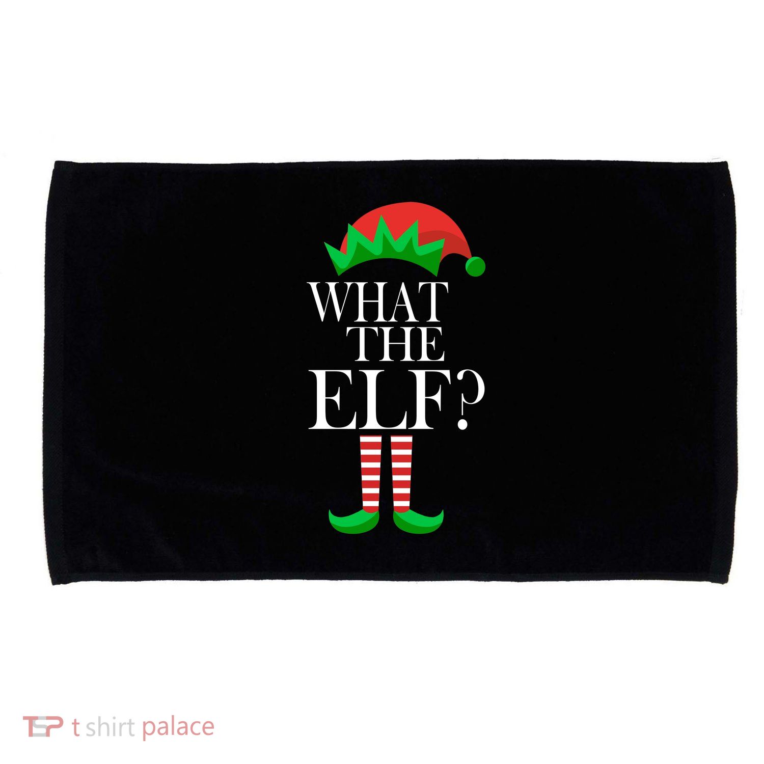 What The Elf Funny Family Matching Christmas Microfiber Hand Towel