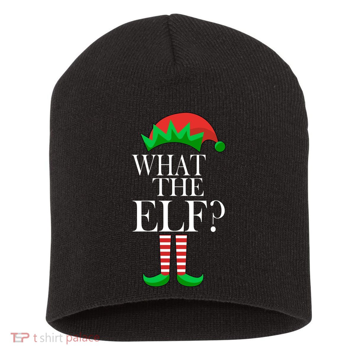 What The Elf Funny Family Matching Christmas Short Acrylic Beanie