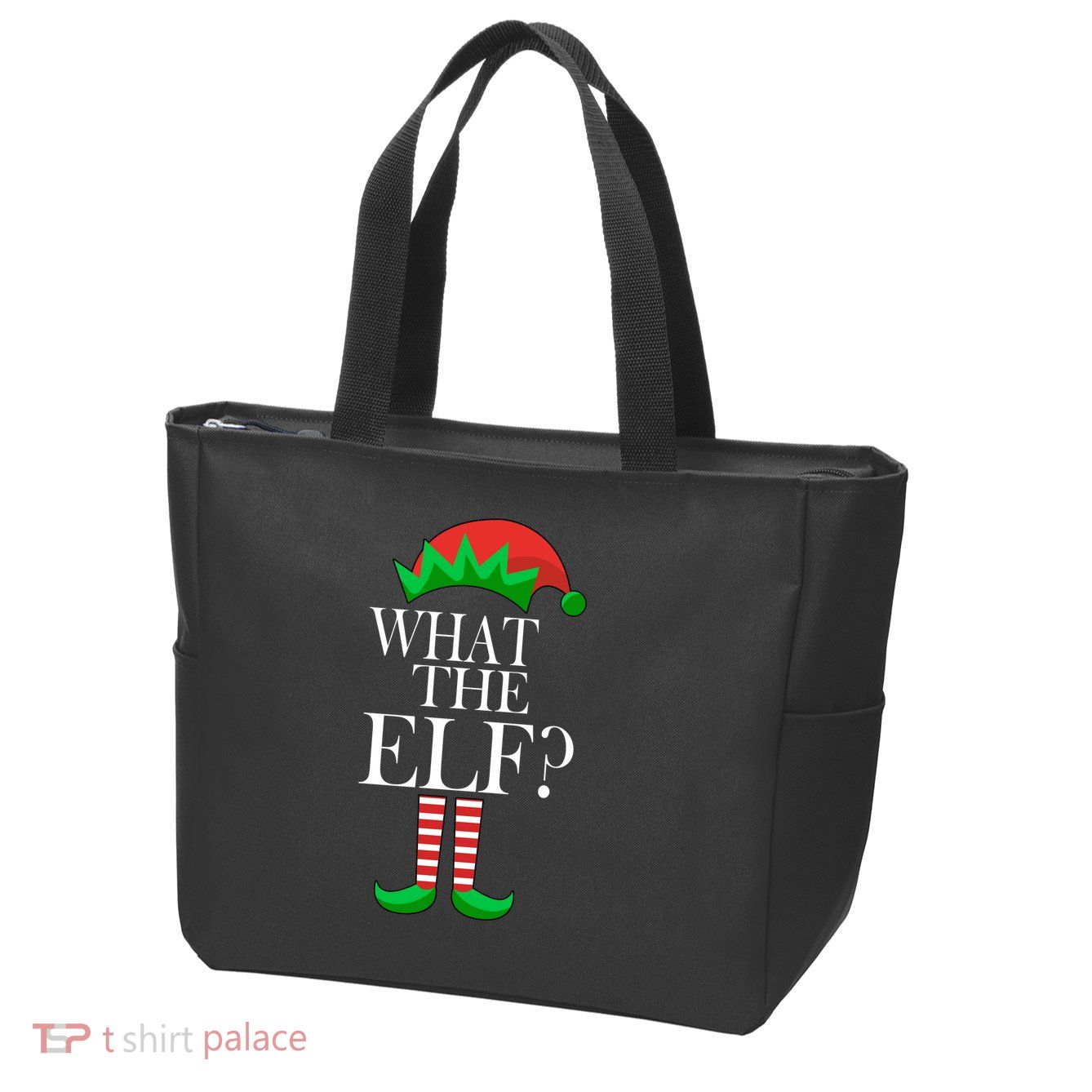 What The Elf Funny Family Matching Christmas Zip Tote Bag