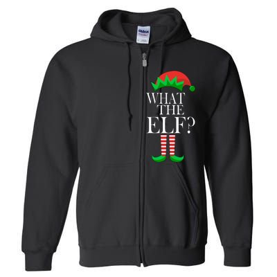 What The Elf Funny Family Matching Christmas Full Zip Hoodie