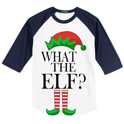 What The Elf Funny Family Matching Christmas Baseball Sleeve Shirt