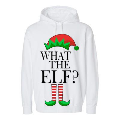 What The Elf Funny Family Matching Christmas Garment-Dyed Fleece Hoodie