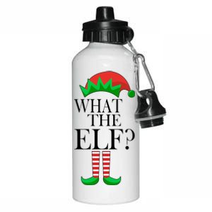 What The Elf Funny Family Matching Christmas Aluminum Water Bottle