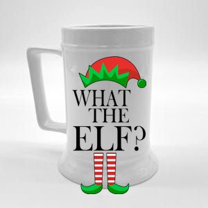 What The Elf Funny Family Matching Christmas Beer Stein