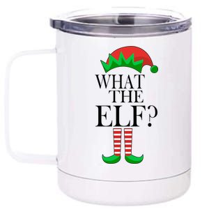 What The Elf Funny Family Matching Christmas 12 oz Stainless Steel Tumbler Cup