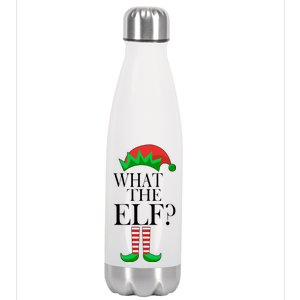 What The Elf Funny Family Matching Christmas Stainless Steel Insulated Water Bottle