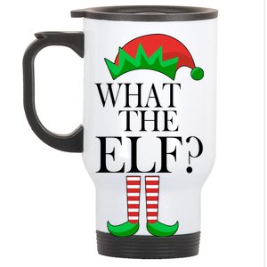 What The Elf Funny Family Matching Christmas Stainless Steel Travel Mug