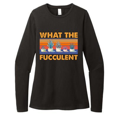 What The Fucculent Succulent Womens CVC Long Sleeve Shirt