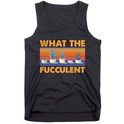 What The Fucculent Succulent Tank Top