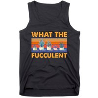 What The Fucculent Succulent Tank Top