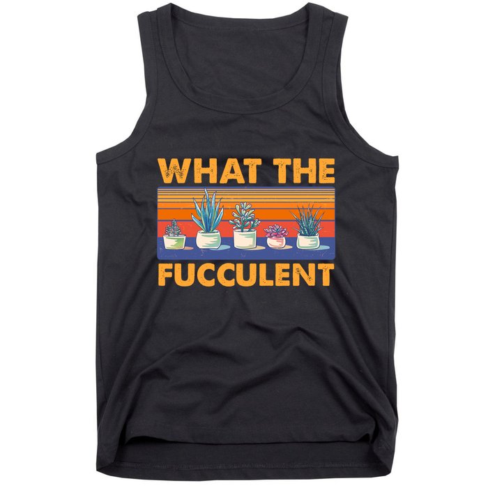 What The Fucculent Succulent Tank Top