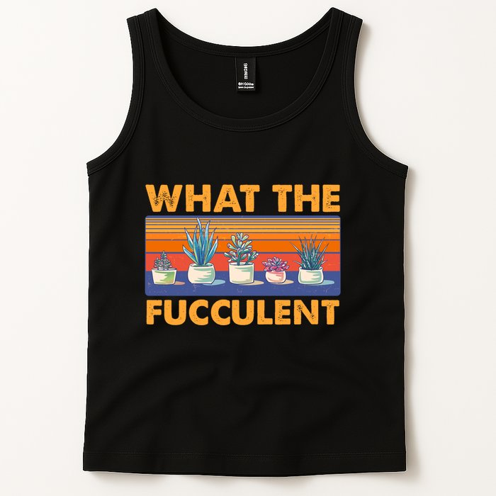 What The Fucculent Succulent Tank Top