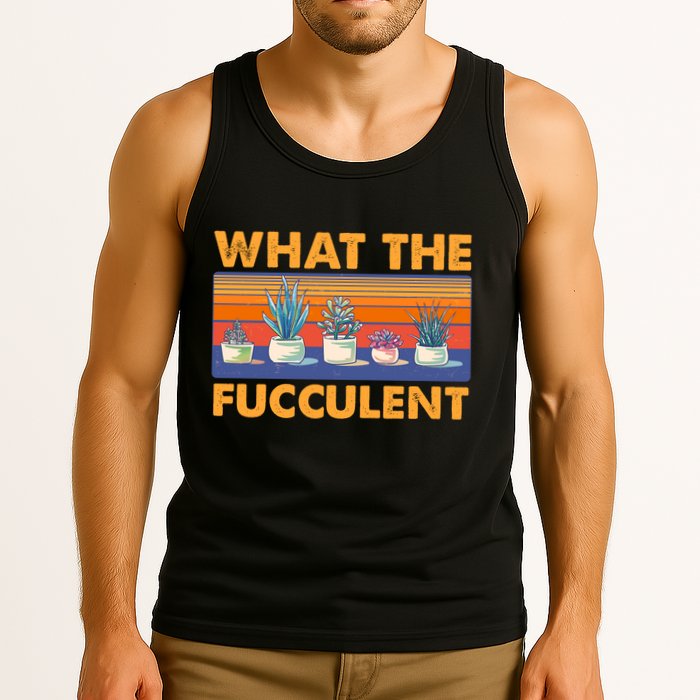 What The Fucculent Succulent Tank Top