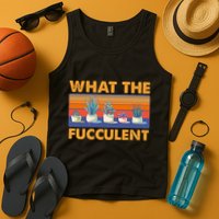 What The Fucculent Succulent Tank Top