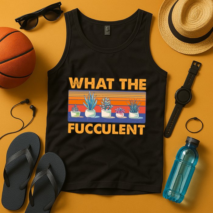 What The Fucculent Succulent Tank Top