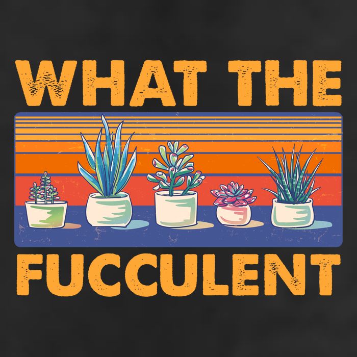 What The Fucculent Succulent Golf Towel