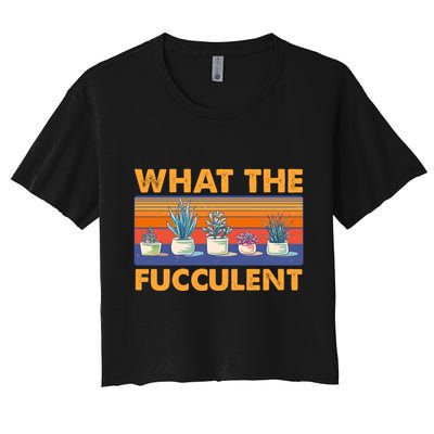 What The Fucculent Succulent Crop Top