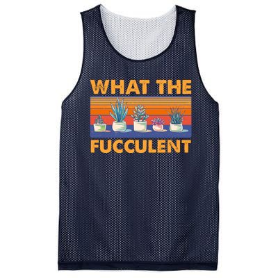 What The Fucculent Succulent Mesh Reversible Basketball Jersey Tank