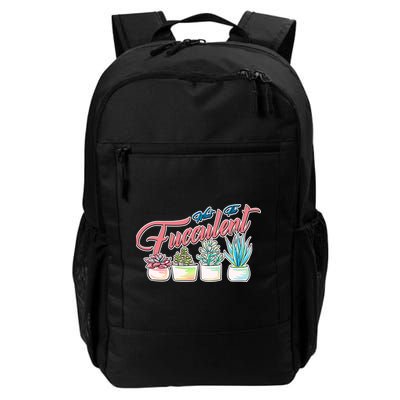 What the Fucculent Succulent Fanatic Plant Collector Backpack