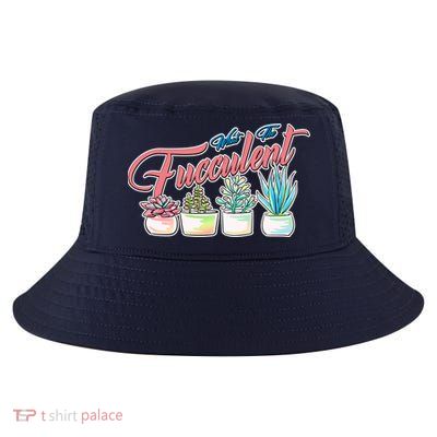 What the Fucculent Succulent Fanatic Plant Collector Cool Comfort Performance Bucket Hat