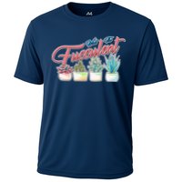 What the Fucculent Succulent Fanatic Plant Collector Cooling Performance Crew T-Shirt
