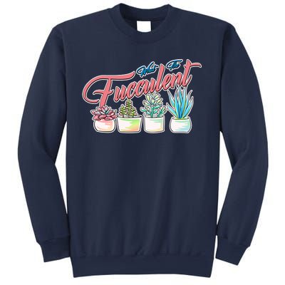 What the Fucculent Succulent Fanatic Plant Collector Sweatshirt