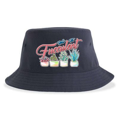 What the Fucculent Succulent Fanatic Plant Collector Sustainable Bucket Hat