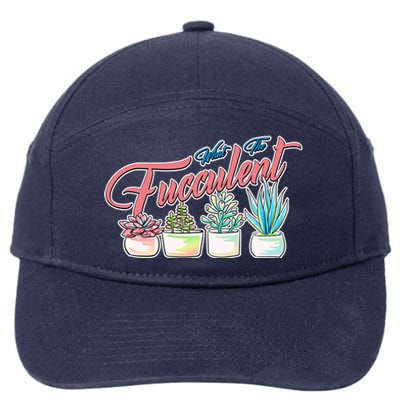 What the Fucculent Succulent Fanatic Plant Collector 7-Panel Snapback Hat