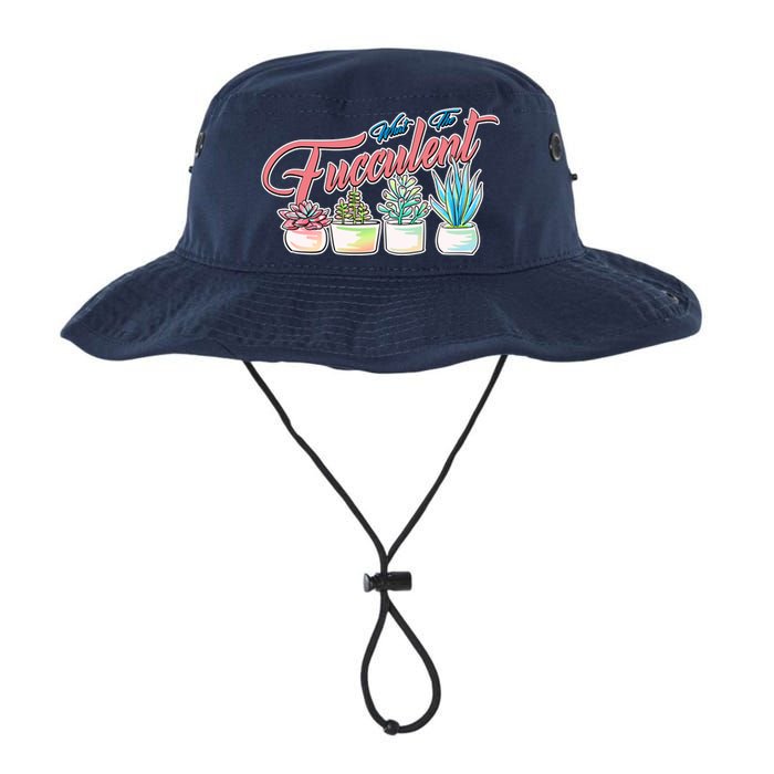 What the Fucculent Succulent Fanatic Plant Collector Legacy Cool Fit Booney Bucket Hat