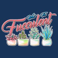 What the Fucculent Succulent Fanatic Plant Collector Drawstring Bag